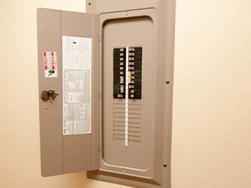 Electrical panel box and circuit breaker service in Charlotte County FL.
